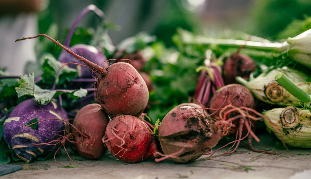 Close-up Photo of Beets